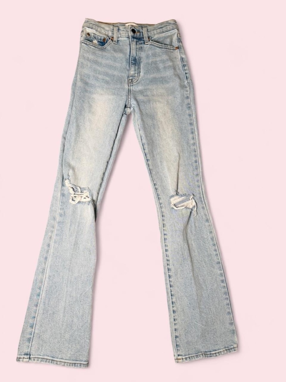 Pistola Size 26 Bootcut Ripped Jeans